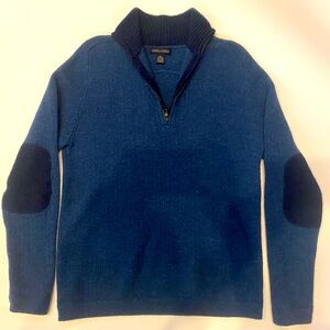 Banana Republic (Blue) (Large) Quarter Zip Sweater
